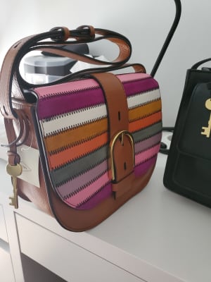 Fossil wiley hotsell tote handbag