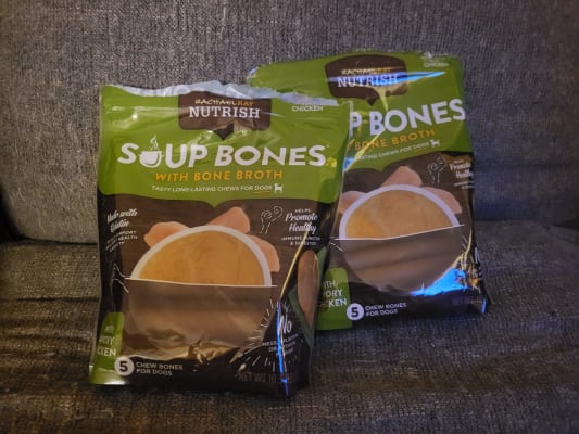 Nutrish Soup Bones Minis Dog Chews With Chicken Veggies