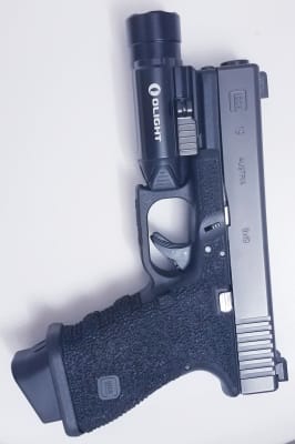 Glock 19 23 32 38 Gen 3 Carbon Fiber Nylon Magwell Grip Extension Black USA