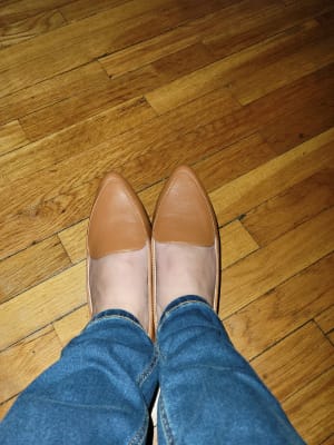 J crew discount edie leather loafers
