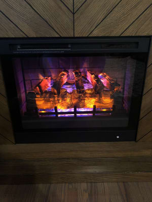62 Grand Rustic Electric Fireplace Console | Big Lots