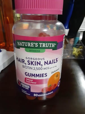 Nature's Truth Hair, Skin, Nails 2,500mcg Biotin Vitamin Gummies, 80-Count  | Big Lots