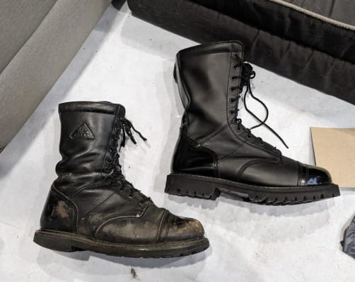 Rocky Men s 10IN Jump Uniform Boots Black elliottsboots
