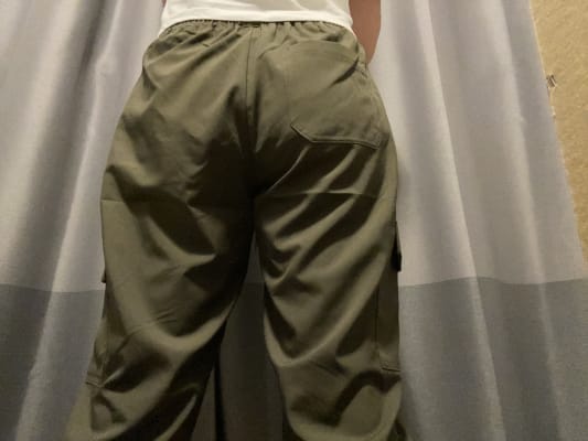 Old Navy Green High-Waisted StretchTech Cargo Jogger Pants - LP Size L  petite - $25 - From Lindsay