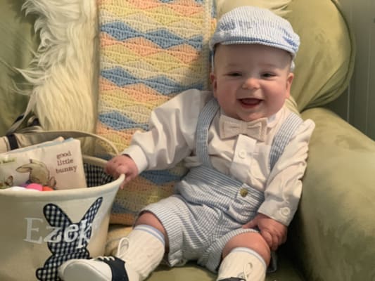 Baby top seersucker shorts