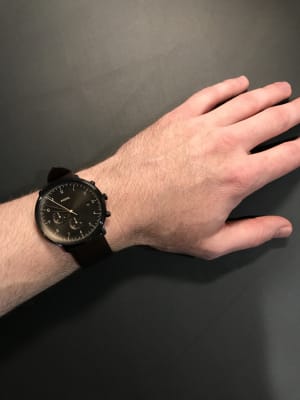 Chase timer chronograph whisky leather watch store