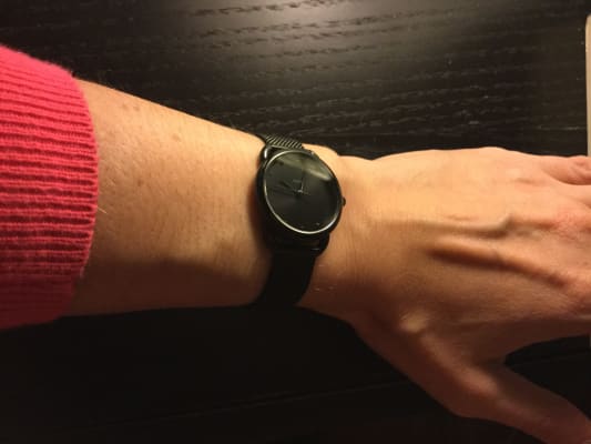 Tailor Three-Hand Black Stainless Steel 