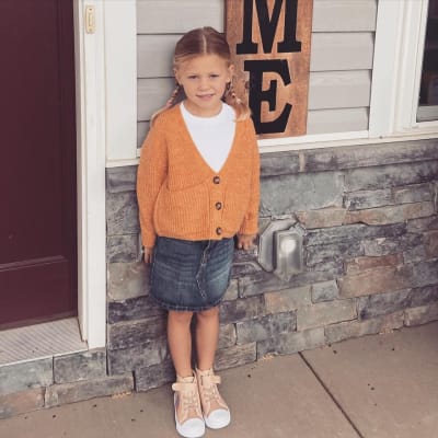 Toddler girl hotsell black jean skirt