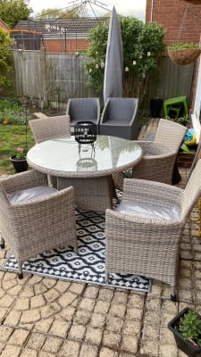 Sicily patio set shop homebase