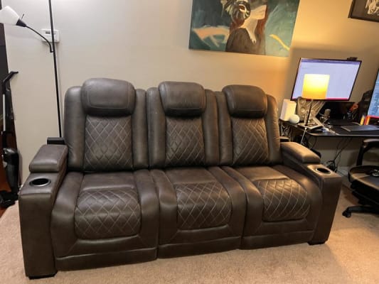 Hyllmont power reclining sofa clearance