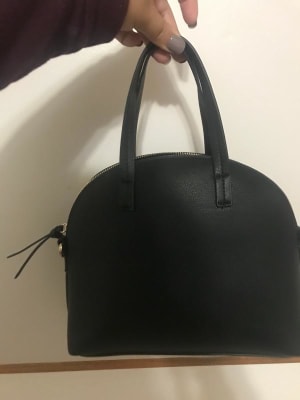 Faux Leather Dome Shaped Satchel for Women Old Navy