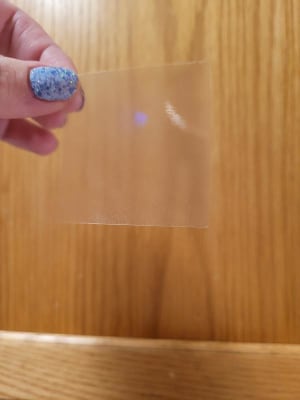 Avery Easy Peel Glossy Clear Labels, 2