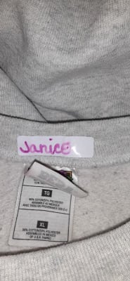 Avery® No-Iron Fabric Labels - Permanent Adhesive - Rectangle ...
