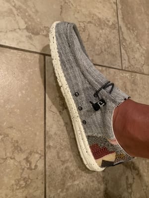 Hey Dude Wally Woven Shoe Men s Shoes in Carbon Buckle