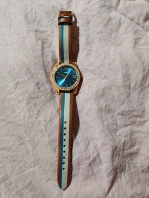 Scarlette Mini Three-Hand Date Striped 