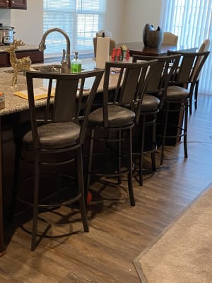 Celine Grey Metal Swivel Barstool With, Home Decorators Collection Creston Swivel Bar Stools