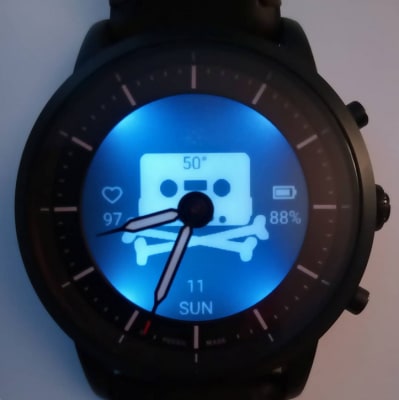 Hybrid Smartwatch HR Collider Smoke 