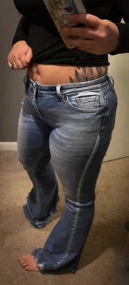 KanCan Signature Mid-Rise Super Flare Stretch Jean - Women's