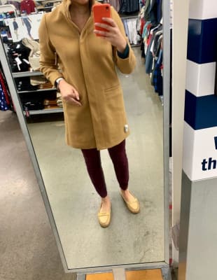 Soft Brushed Funnel Neck Coat for Women Old Navy