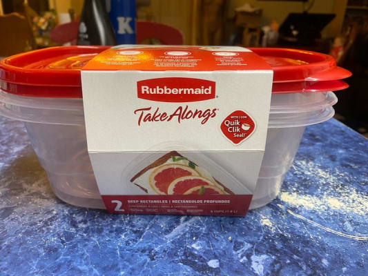 Rubbermaid® TakeAlongs® Large Rectangular Containers, 2 ct - Foods Co.