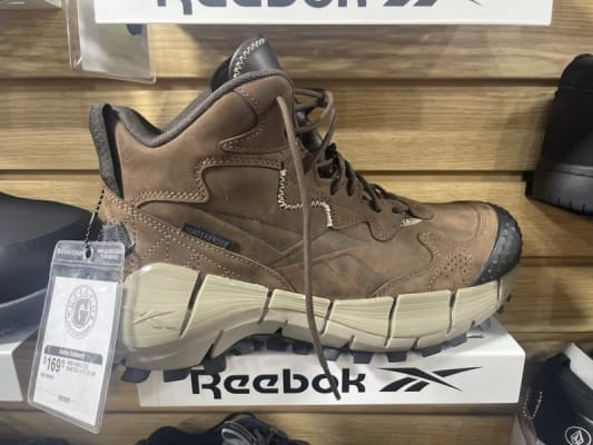 Reebok Men's Zig Kinetica Edge II Safety Boots - Brown | elliottsboots