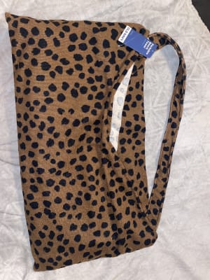 Leopard beach towel old store navy
