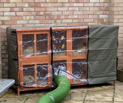 Pets at Home Maple Manor Bluebell Hideaway Thermal Hutch Cover