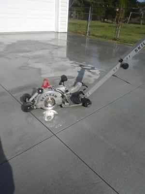 Skilsaw walk behind concrete saw sale