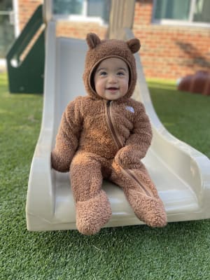 North face onesie baby store