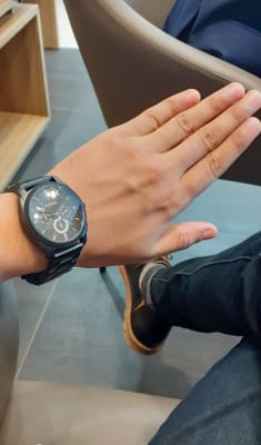 Machine Mid-Size Chronograph Black 