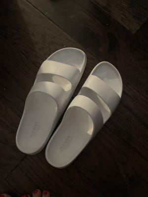Target white birkenstocks sales