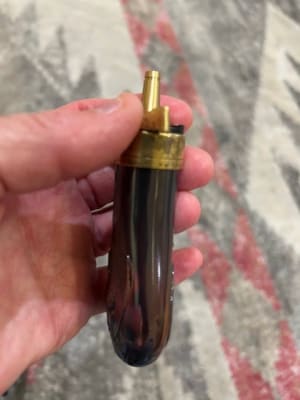 Treso Brass Baby Flask Spout – 25 Grain Black Powder, 8 X 0.75mm Thread