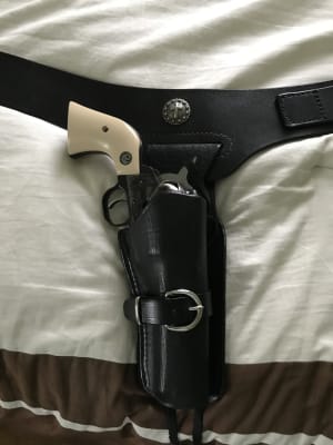 Triple K 48 Civil War Gun Belt Medium 33-38 Leather Walnut Oil