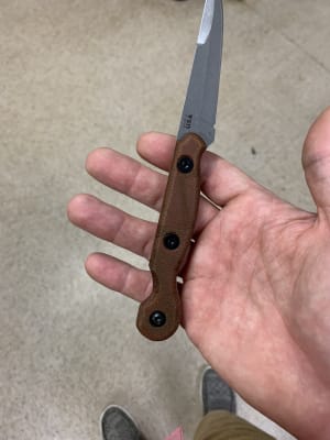 TOPS Knives El Pionero Fixed Blade Knife 3.38 Drop Point