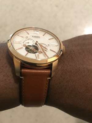 Townsman Automatic Navy Leather Watch 