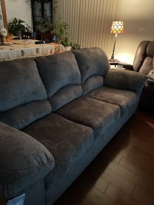 Signature Design By Ashley Pindall Denim Blue Sofa For Sale In San