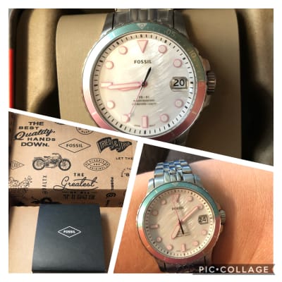 FB-01 Three-Hand Date Stainless Steel 
