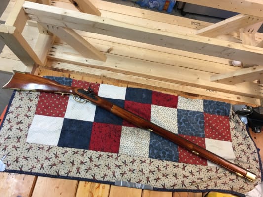 Traditions Kentucky Muzzleloading Rifle Unassembled Kit 50 Cal