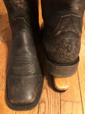 Ariat Circuit Dayworker Leather Cowboy Boot Men s Shoes in Brown Buckle