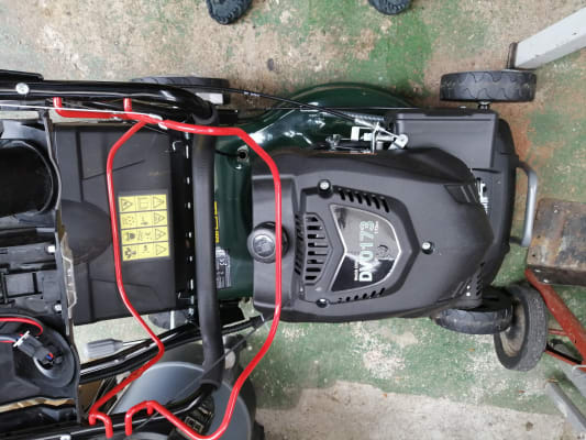 Webb electric sales start lawn mower
