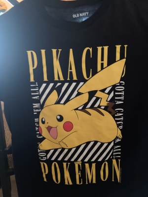 Old navy pikachu shirt top