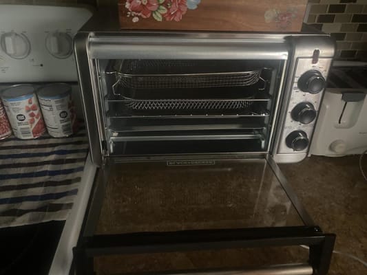 Black+Decker 6-Slice Crisp 'N Bake Air Fry Toaster Oven - appliances - by  owner - sale - craigslist