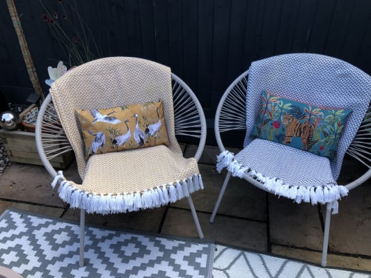 Acapulco Adult Garden Chair Grey Homebase