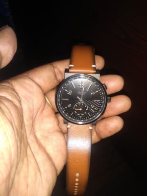 Hybrid smartwatch barstow smoke stainless steel clearance