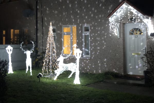 Homebase christmas shop lamp post