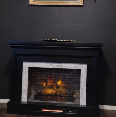 Real Living 50 Petite Grand Electric Fireplace TV Stand | Big Lots