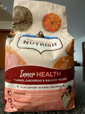 Nutrish Inner Health Turkey Chickpeas Salmon Dry Cat Food