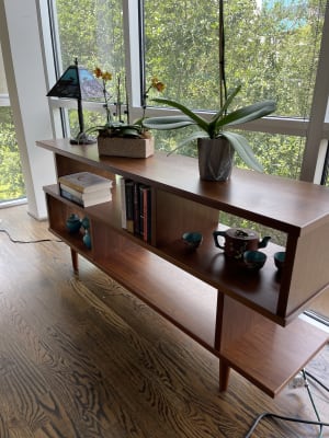 Walnut brown sales ashlyn bookshelf