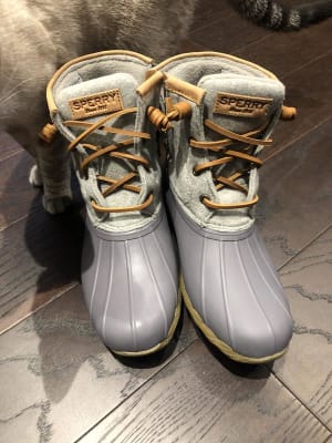 Sperry saltwater wool embossed duck boot with thinsulate sales