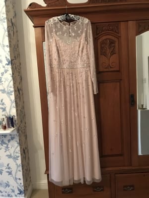 Selina Long Sleeve Sequin Floral Maxi 